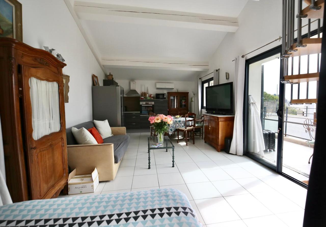 Duplex Vue Mer Plage De Saint-Clair Le Lavandou Exterior foto
